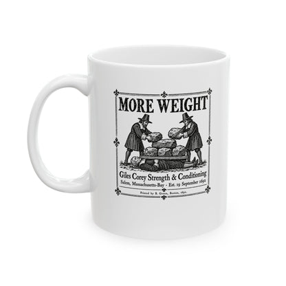 Giles Corey Strength & Conditioning Ceramic Mug, (11oz, 15oz)