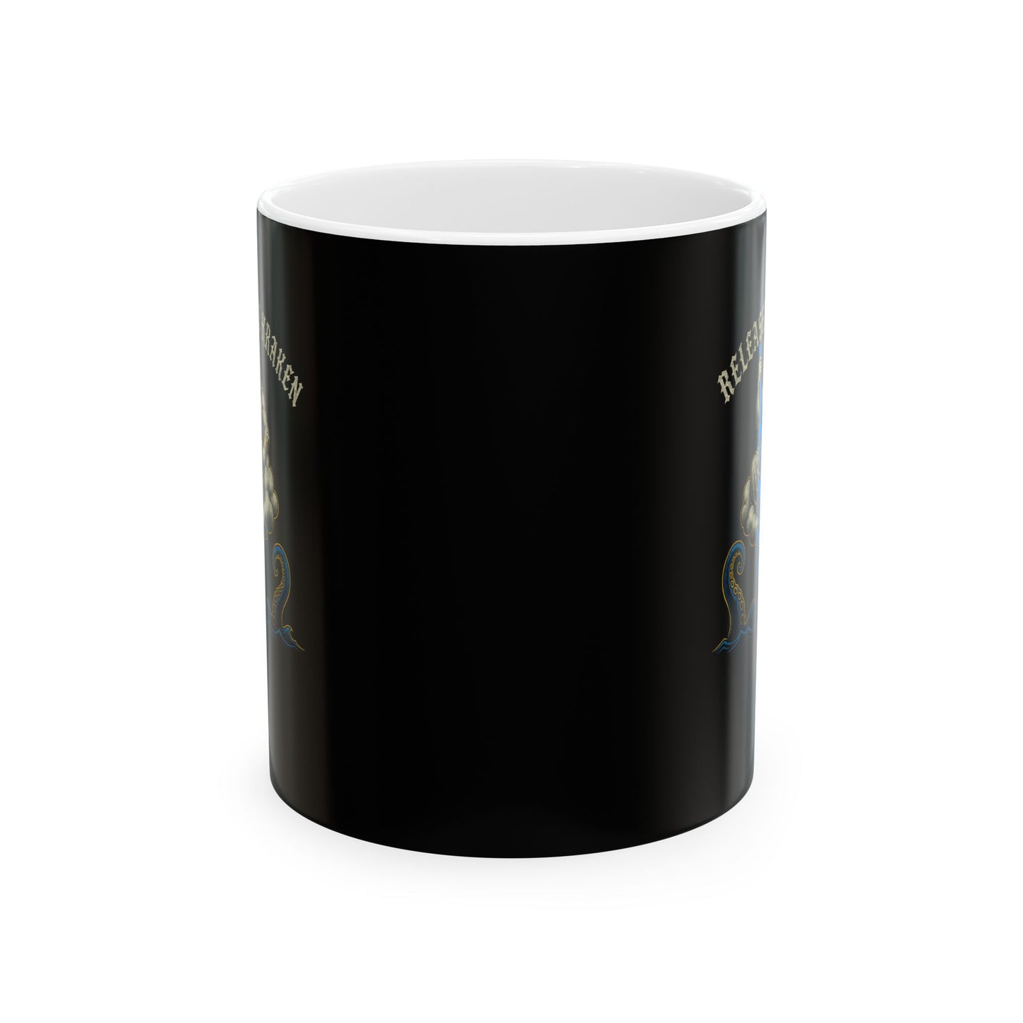 Zeus Release the Kraken Ceramic Mug, (11oz, 15oz)