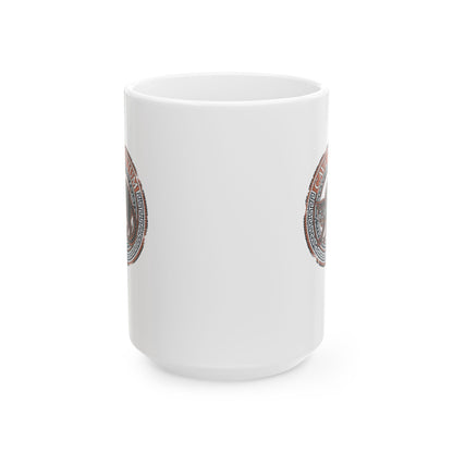 Cave Cattum Beware of Cat Latin Ceramic Mug, (11oz, 15oz)