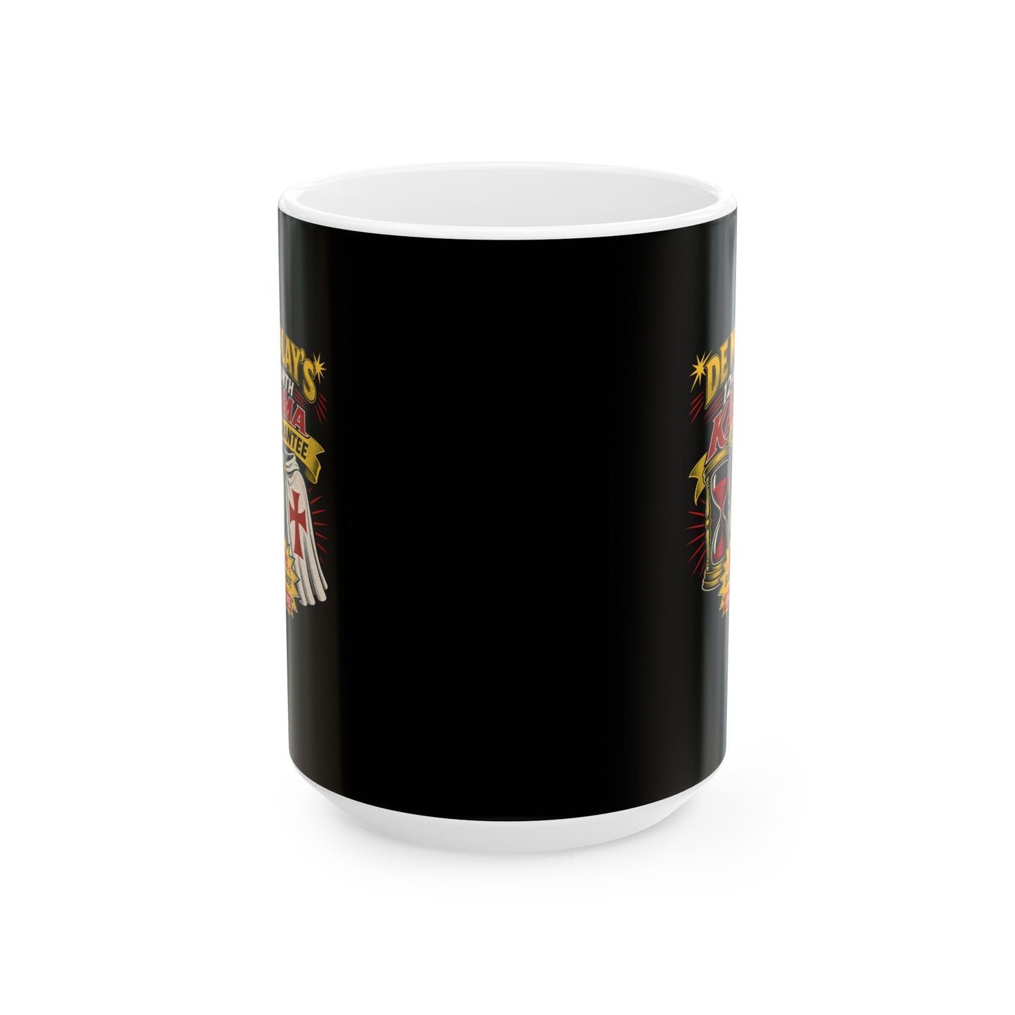Curse of De Molay Templar Karma Ceramic Mug, (11oz, 15oz)