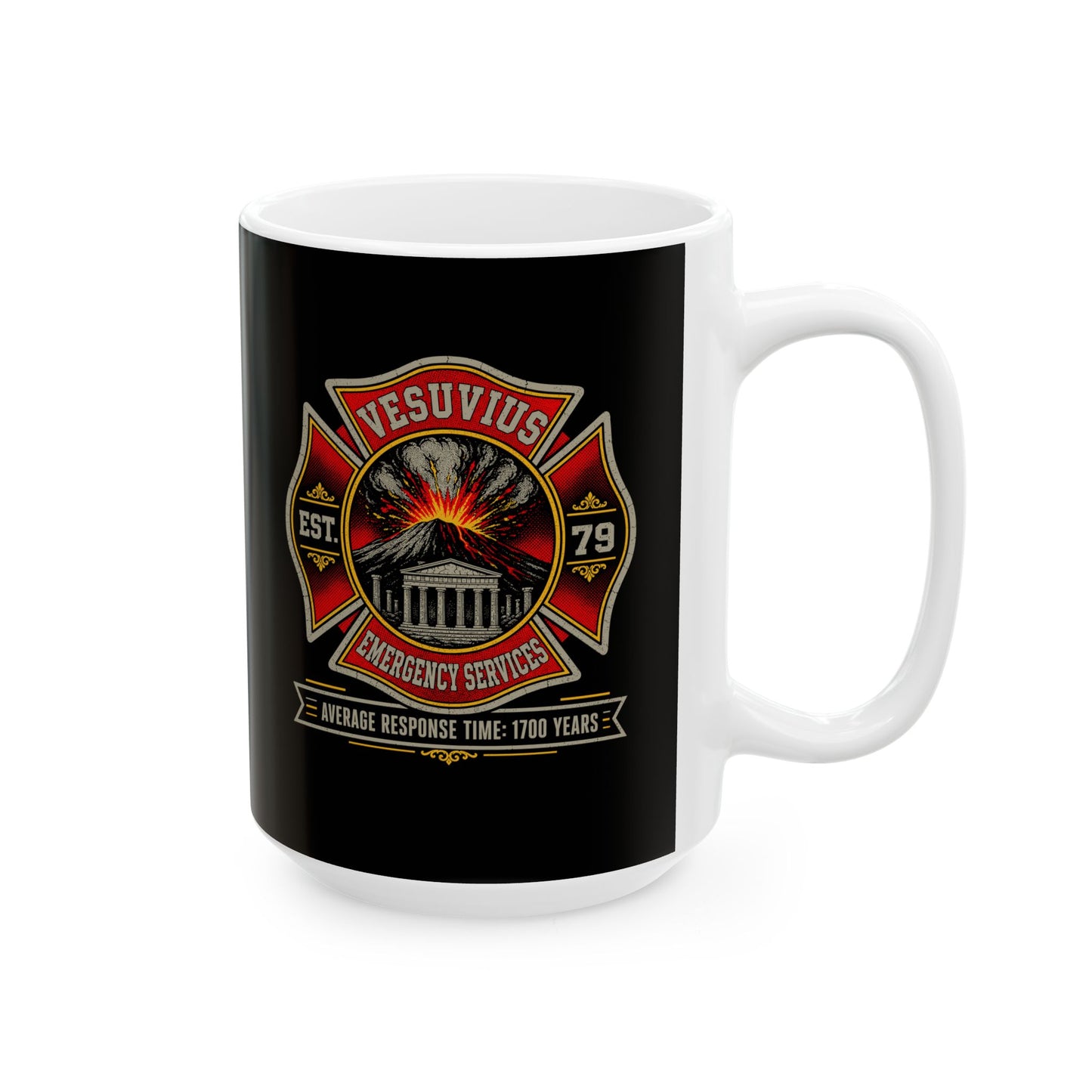 Vesuvius Emergency Services Ceramic Mug, (11oz, 15oz)
