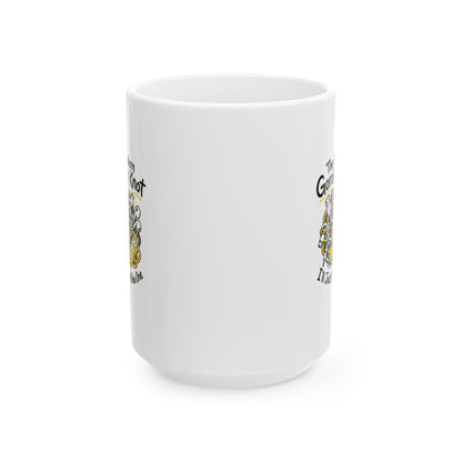 Modern Gordian Knot Ceramic Mug, (11oz, 15oz)