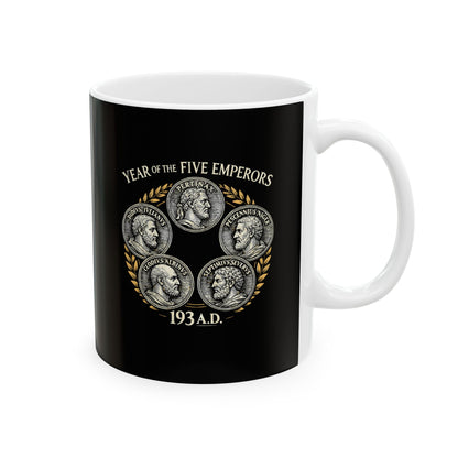 Year of the 5 Emperors Septimus Severus  Ceramic Mug, (11oz, 15oz)