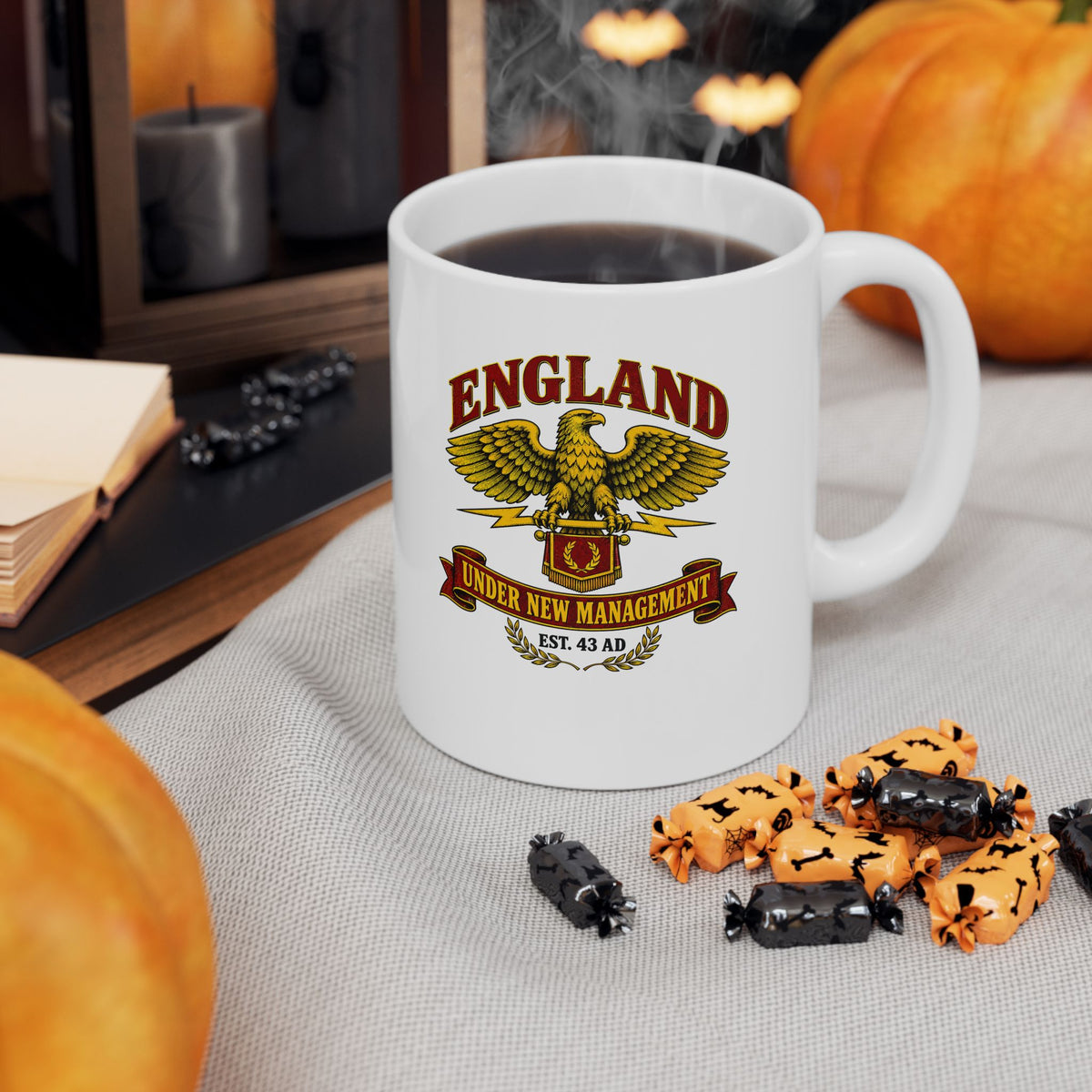 England Under New Management Ceramic Mug, (11oz, 15oz)