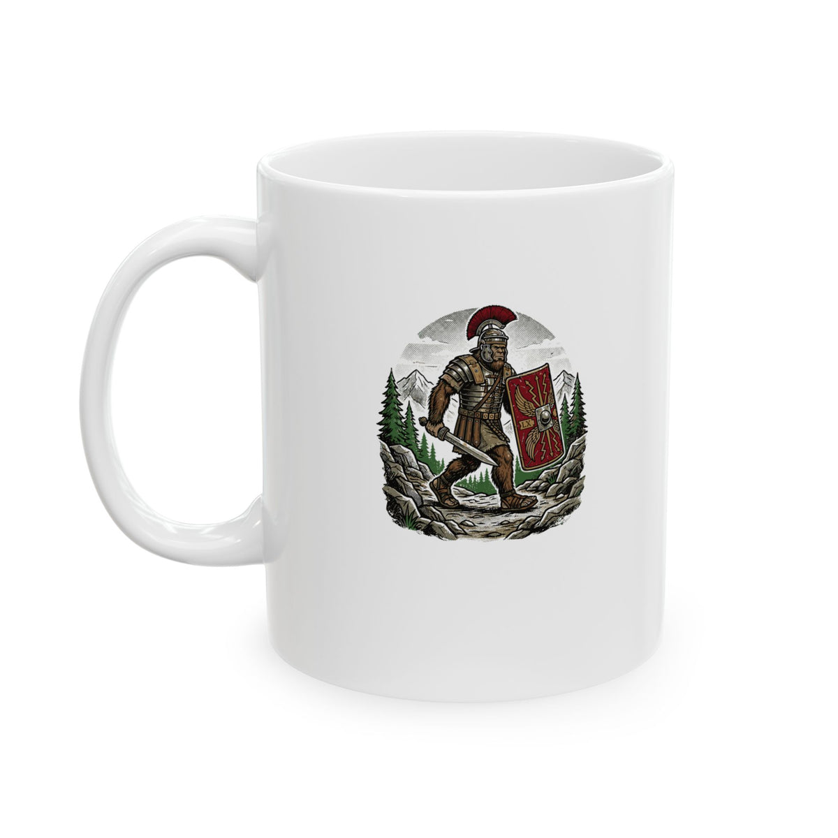 Bigfoot Centurion Ceramic Mug, (11oz, 15oz)