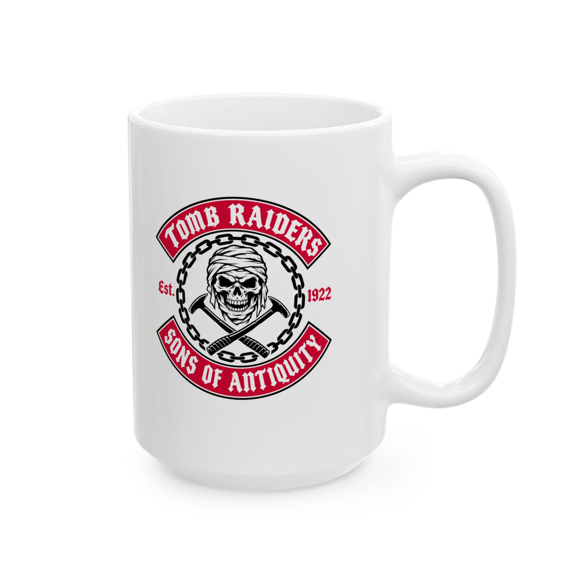 Tomb Raiders Sons of Antiquity Ceramic Mug, (11oz, 15oz)