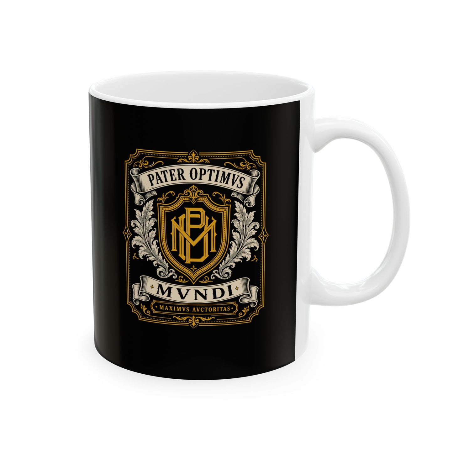 Pater Optimus Mundi Maximus Autoritas Ceramic Mug, (11oz, 15oz)