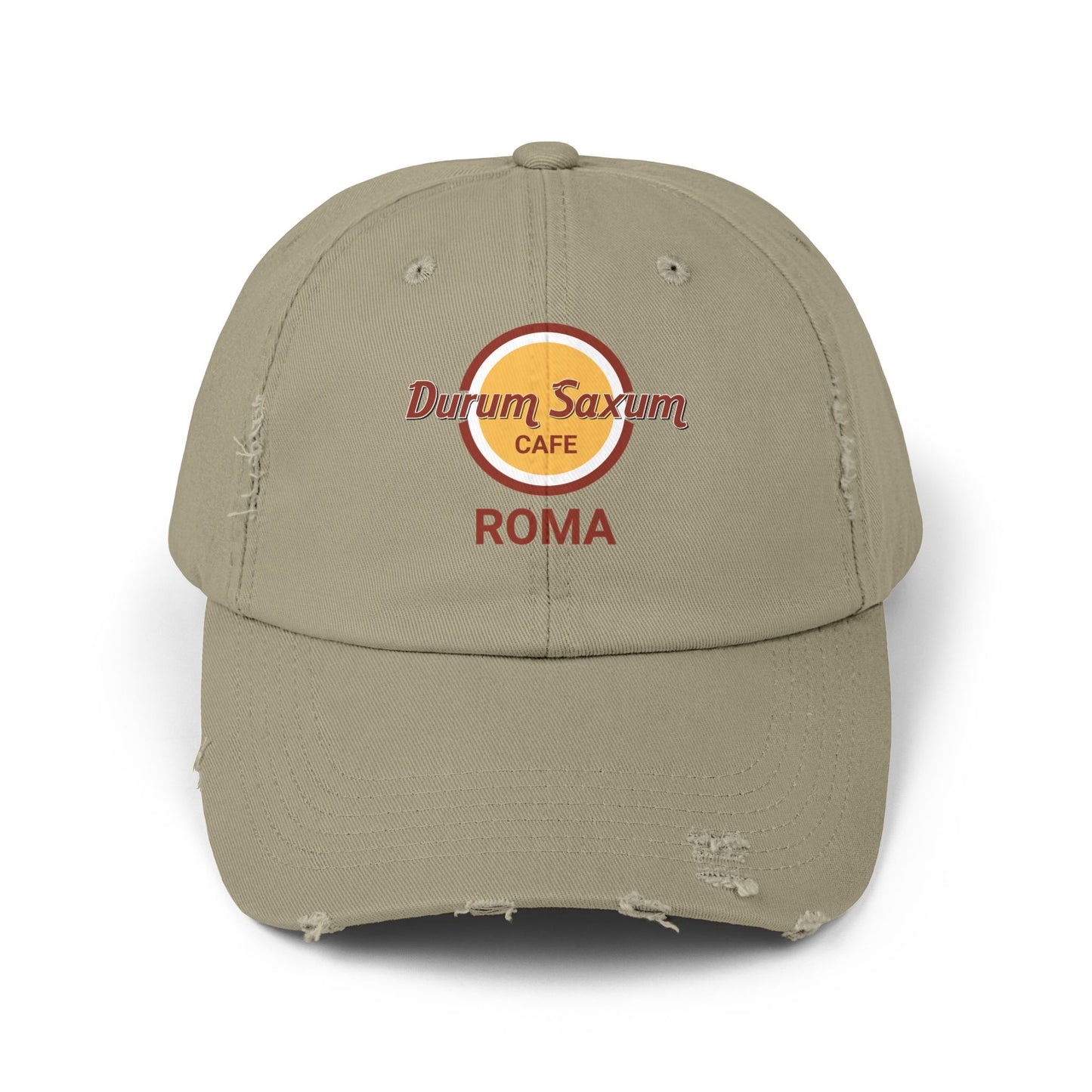 Hard Rock Cafe Roma in Latin  Unisex Distressed Cap