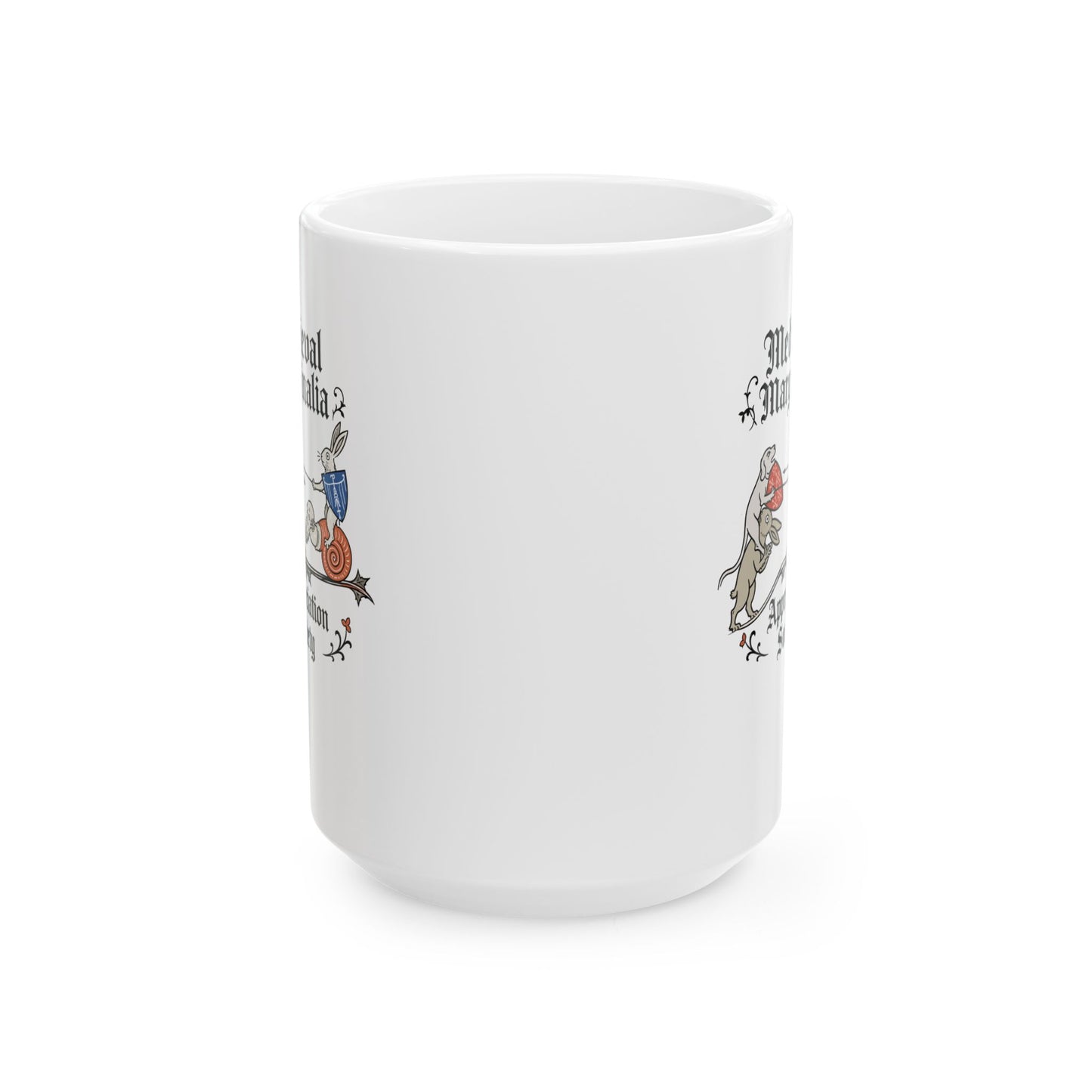 Medieval Marginalia Appreciation Society Battle Ceramic Mug, (11oz, 15oz)