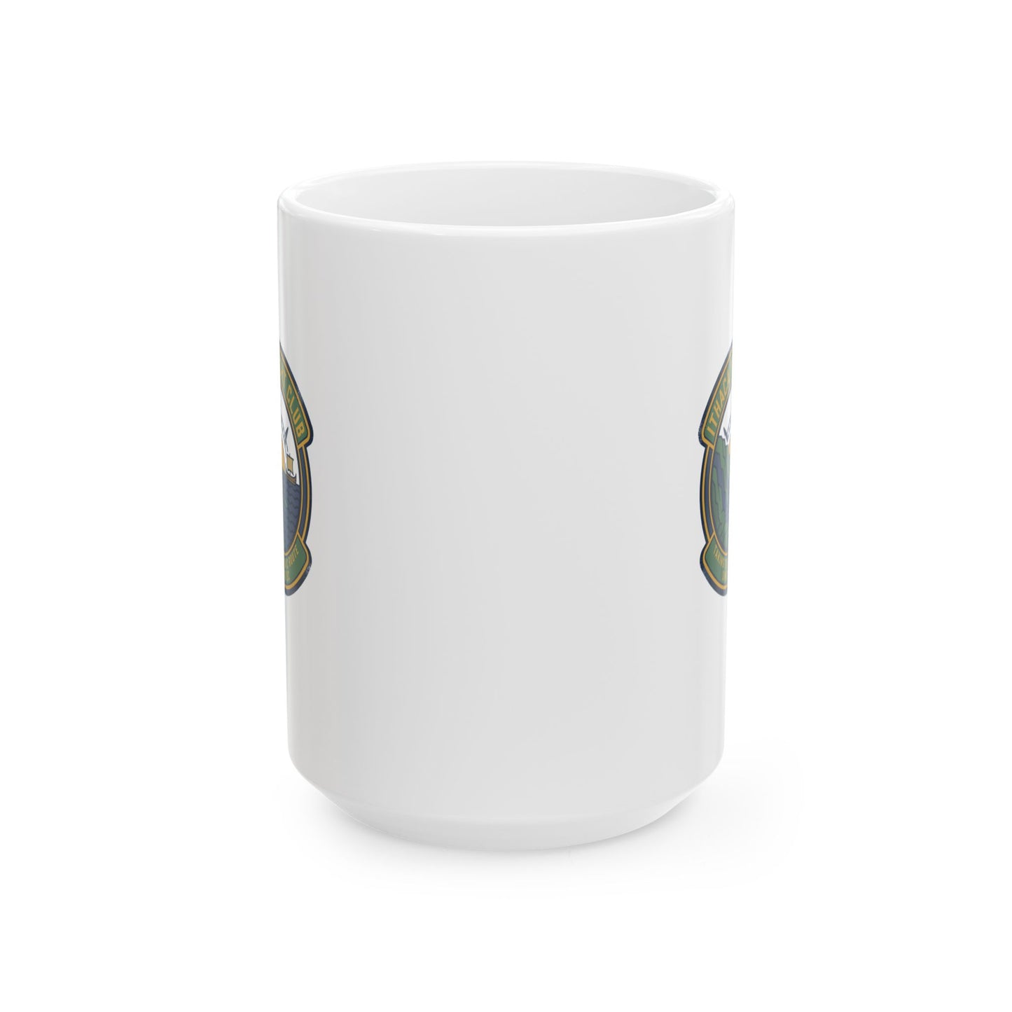 Odysseus Ithaca Yacht Club Ceramic Mug, (11oz, 15oz)
