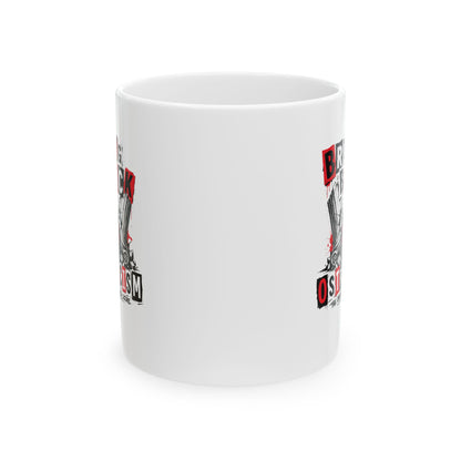 Bring Back Ostracism Punk Aesthetic Ceramic Mug, (11oz, 15oz)