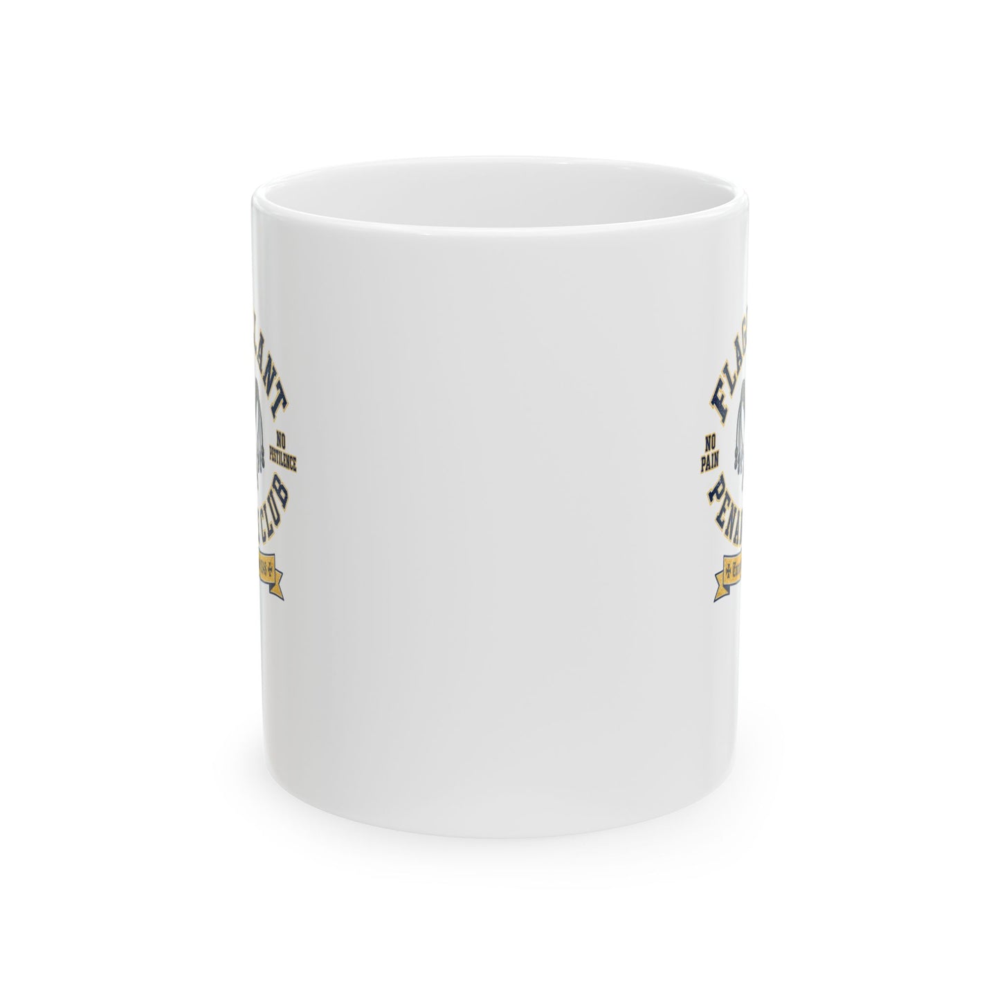 Flagellant Penance Club No Pain No Plague Ceramic Mug, (11oz, 15oz)