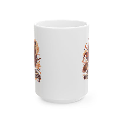 Salem Witch Not Today Cotton Mathers Ceramic Mug, (11oz, 15oz)