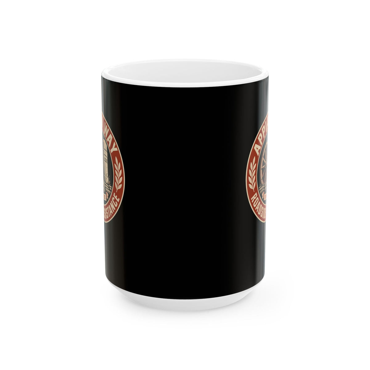 Appian Way Roadside Assistance Ceramic Mug, (11oz, 15oz)