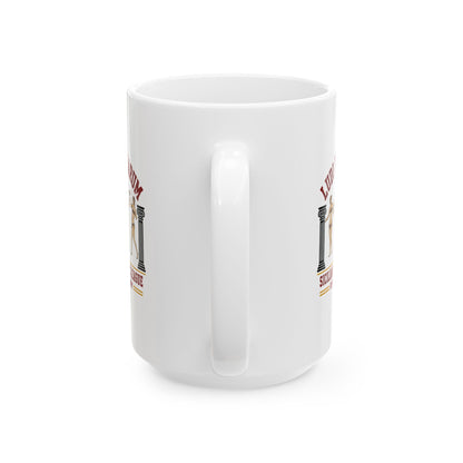 Bikini Women Mosaic Ludi Feminarum Ceramic Mug, (11oz, 15oz)