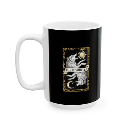Sköll & Hati Tarot the Devourers Ceramic Mug, (11oz, 15oz)