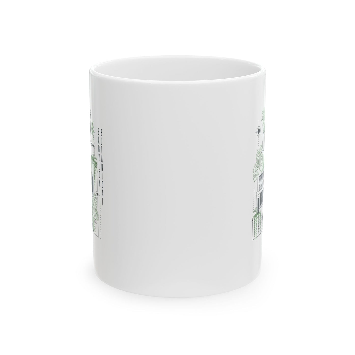 The Hanging Gardens of Babylon Ceramic Mug, (11oz, 15oz)