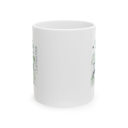 The Hanging Gardens of Babylon Ceramic Mug, (11oz, 15oz)