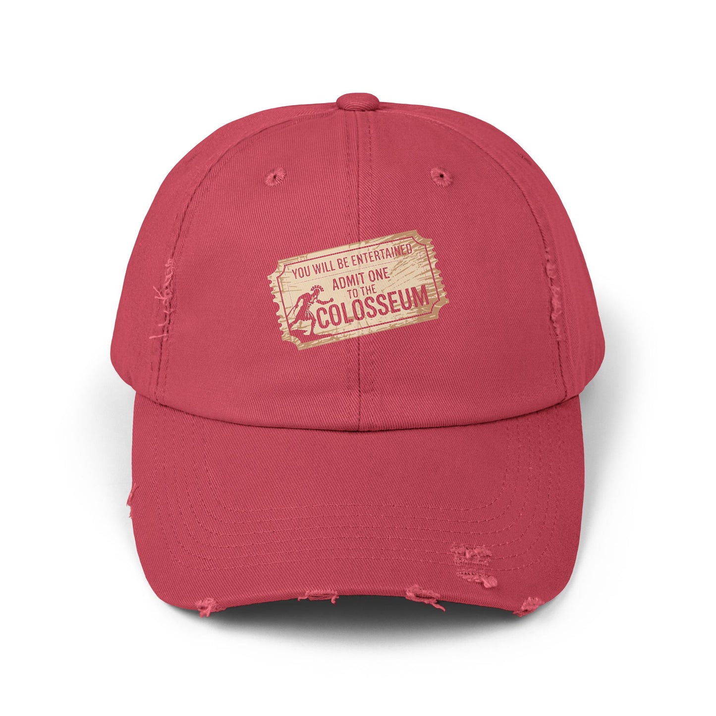 Colosseum Ticket Unisex Distressed Cap