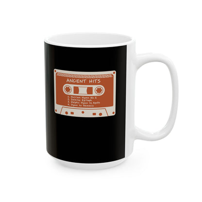 Ancient Hits Cassette Ceramic Mug, (11oz, 15oz)