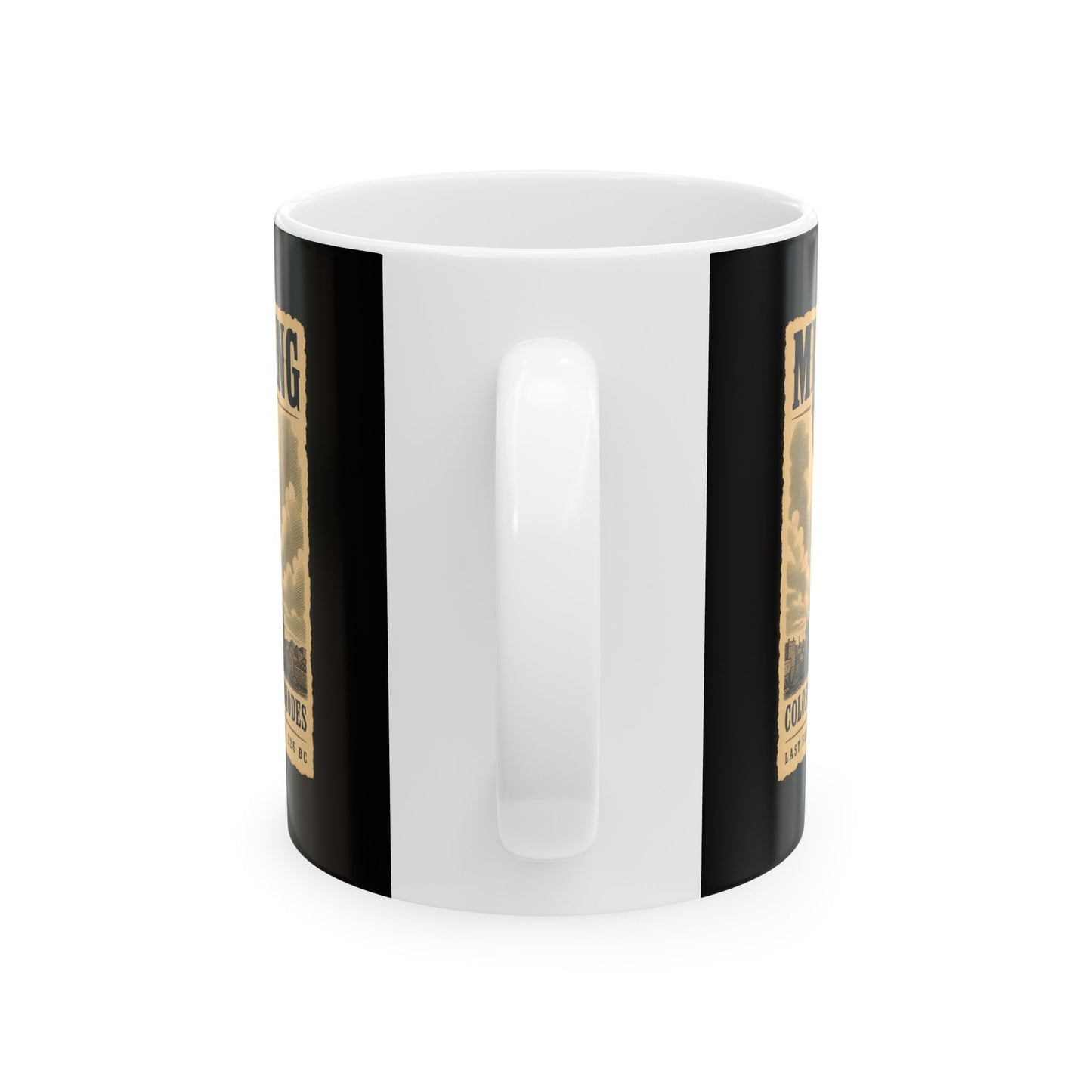 Missing Colossus of Rhodes Poster Ceramic Mug, (11oz, 15oz)