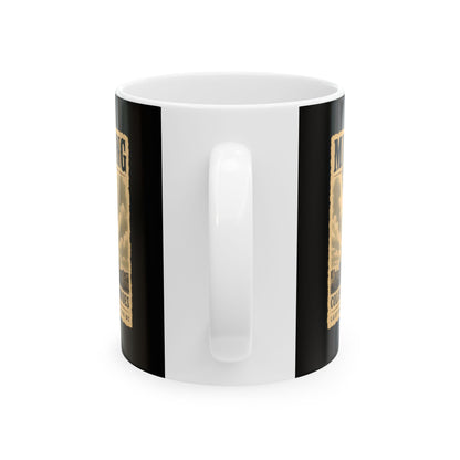 Missing Colossus of Rhodes Poster Ceramic Mug, (11oz, 15oz)