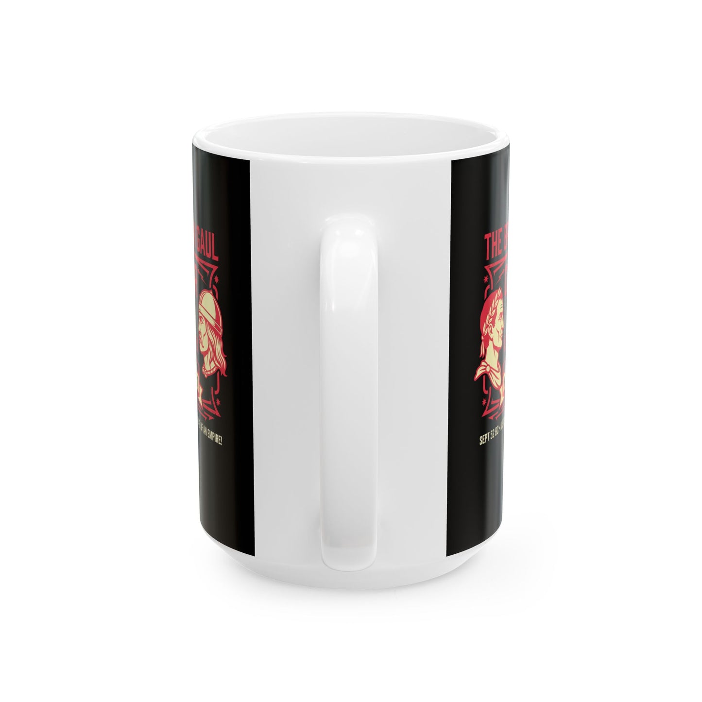 Caesar vs Vercingetorix Battle of Alesia Ceramic Mug, (11oz, 15oz)