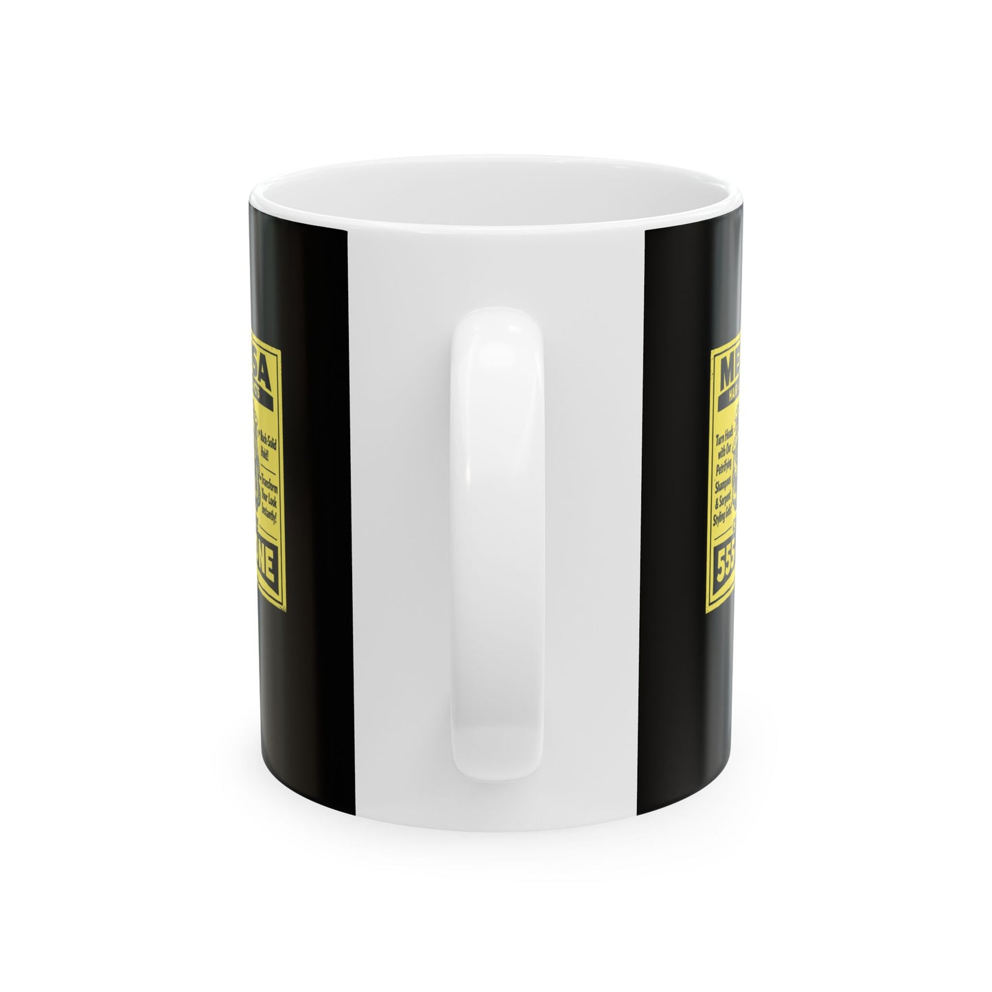 Medusa Hair Care Products Vintage Ad Style Ceramic Mug, (11oz, 15oz)