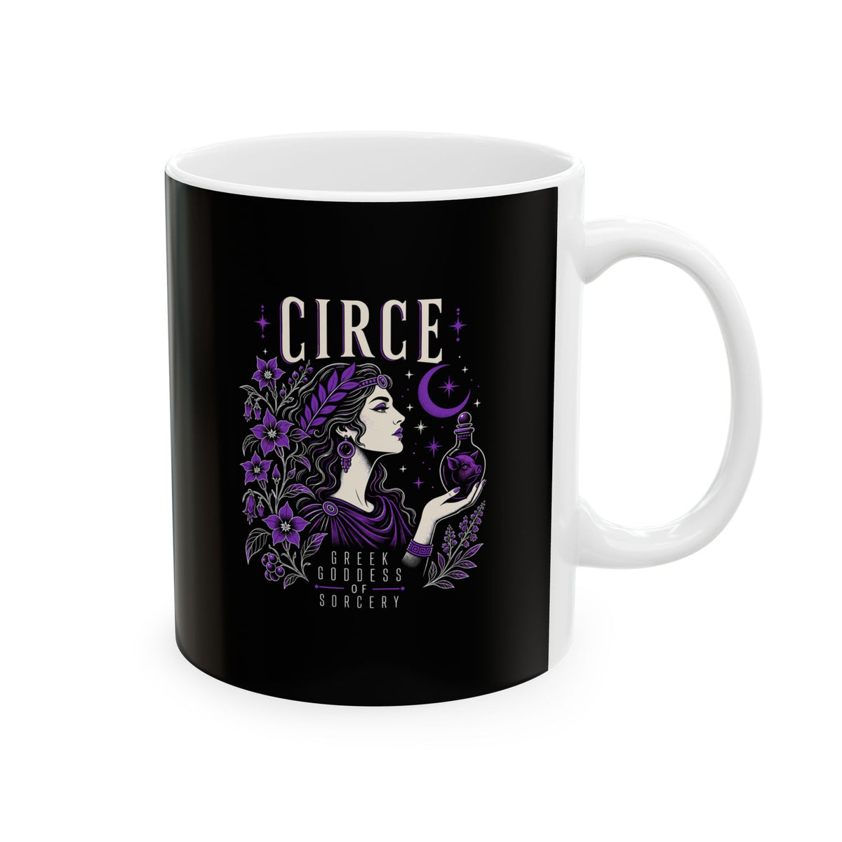 Circe Goddess of Sorcery Ceramic Mug, (11oz, 15oz)