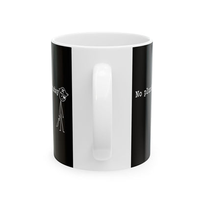No Plundering Today Sad Pirate Ceramic Mug, (11oz, 15oz)
