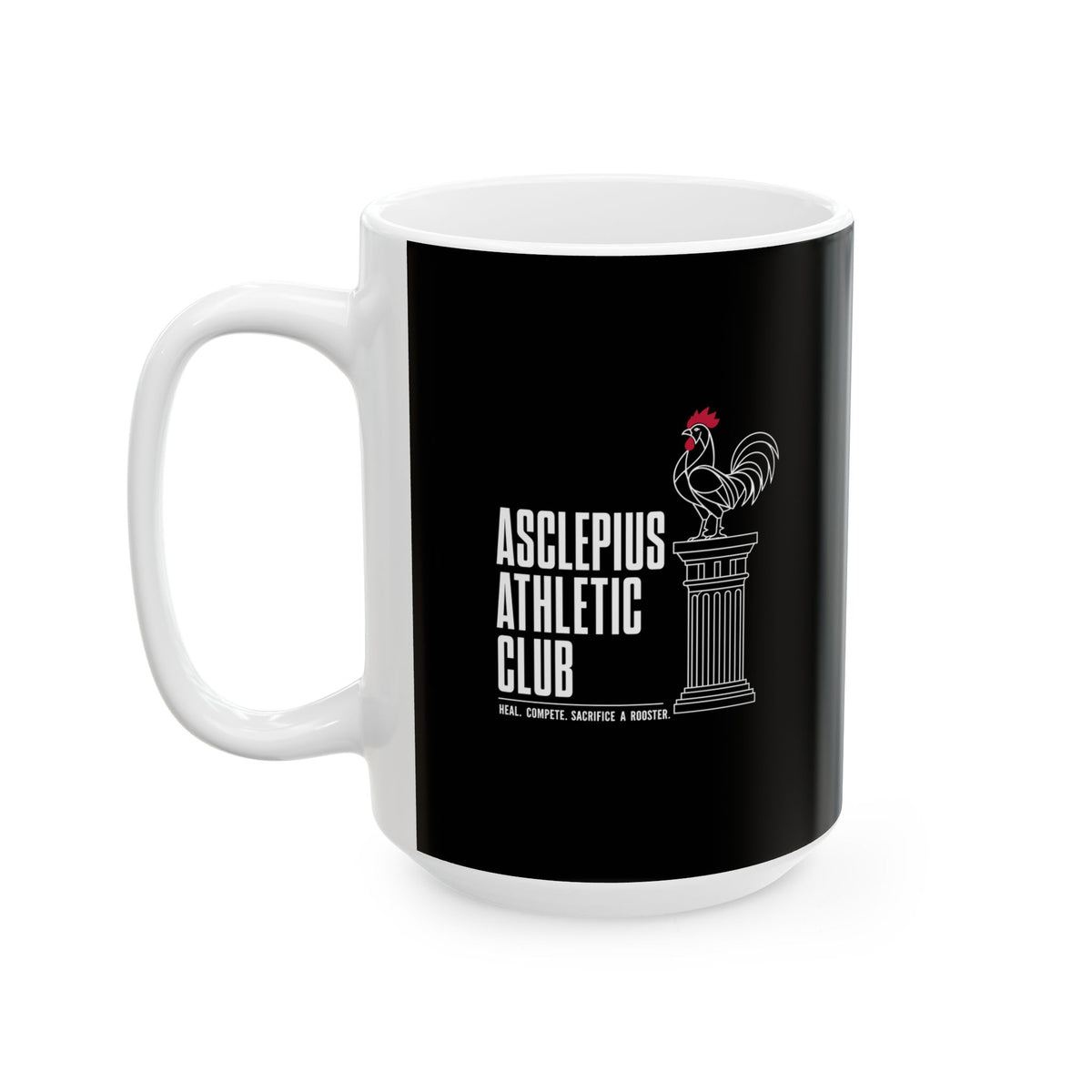 Asclepius Athletic Club Ceramic Mug, (11oz, 15oz)