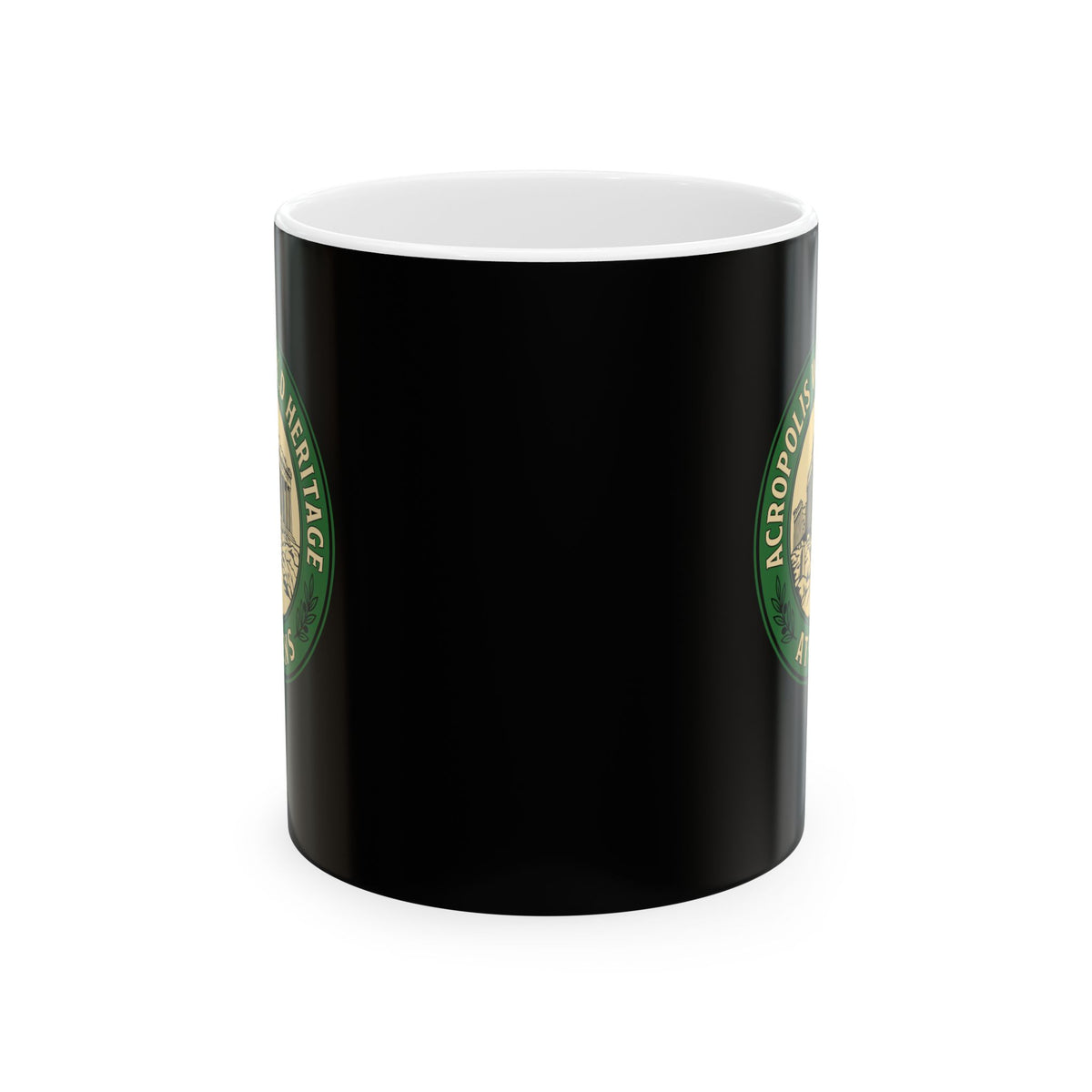 Acropolis Badge Ceramic Mug, (11oz, 15oz)