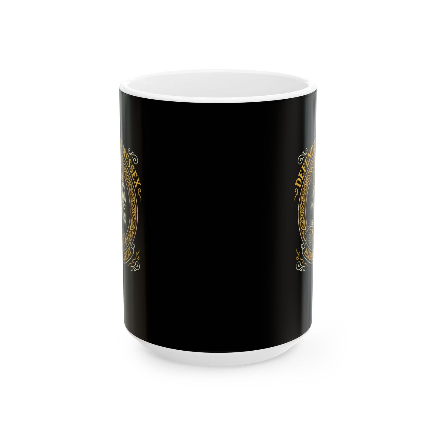 Alfred the Great Defender of Wessex Ceramic Mug, (11oz, 15oz)