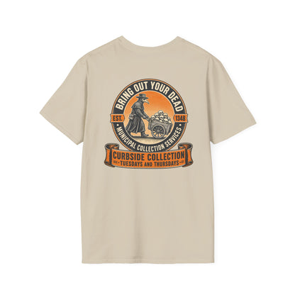 Bring Out Your Dead Plague Doctor Back Print T-Shirt