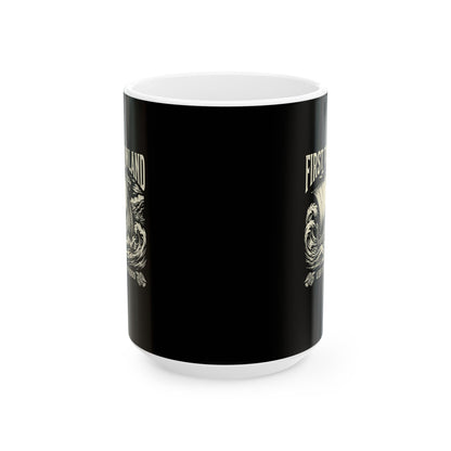 Leif Erikson First to Vinland Ceramic Mug, (11oz, 15oz)