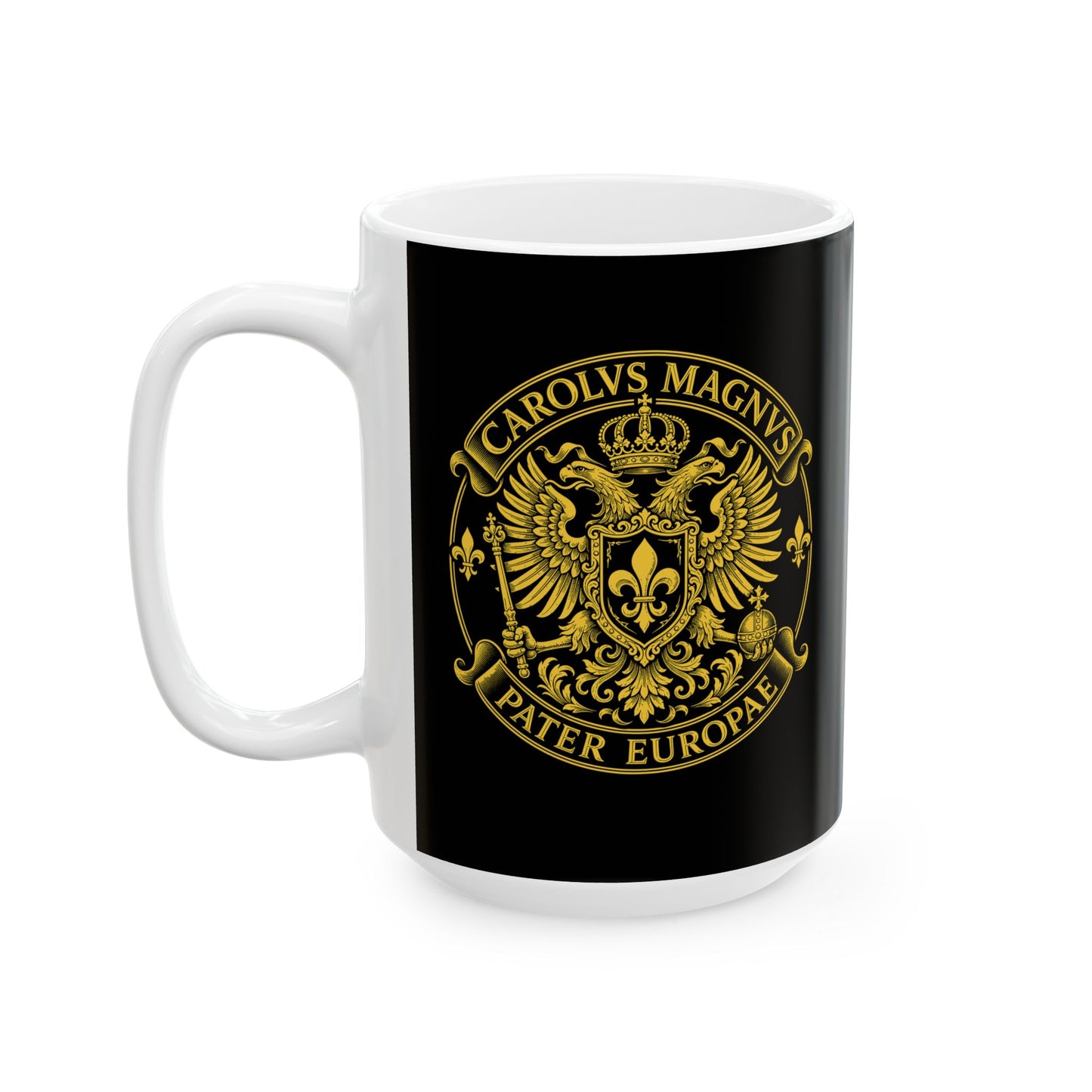 Charlemagne Father of Europe Ceramic Mug, (11oz, 15oz)