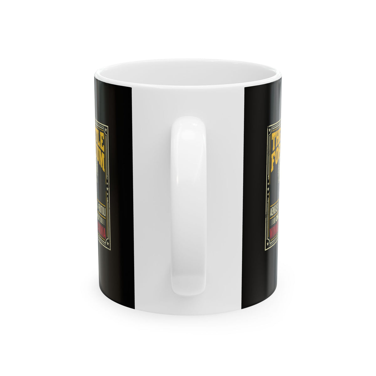 Aeneas Battle for Latium Ceramic Mug, (11oz, 15oz)