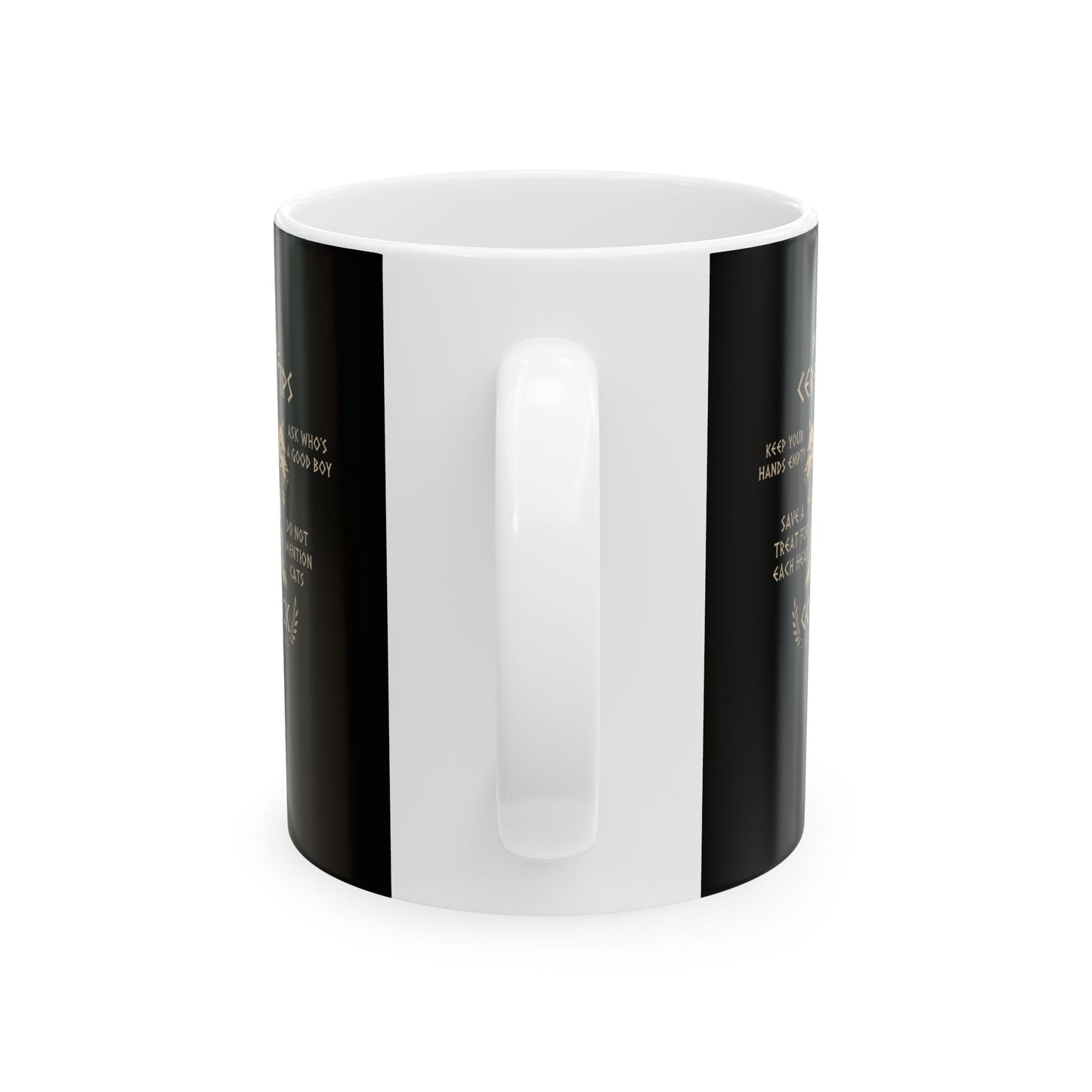 Practical Cerberus Tips Ceramic Mug, (11oz, 15oz)