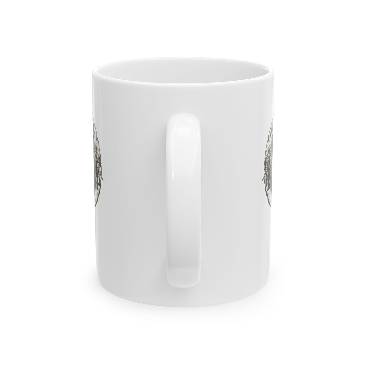 Hannibal Ad Portas Medallion Ceramic Mug, (11oz, 15oz)
