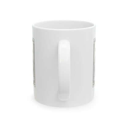 Baldwin Leper King Ceramic Mug, (11oz, 15oz)