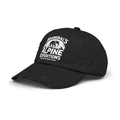 Hannibal's Alpine Expeditions Unisex Distressed Cap