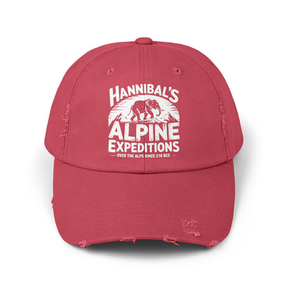 Hannibal's Alpine Expeditions Unisex Distressed Cap