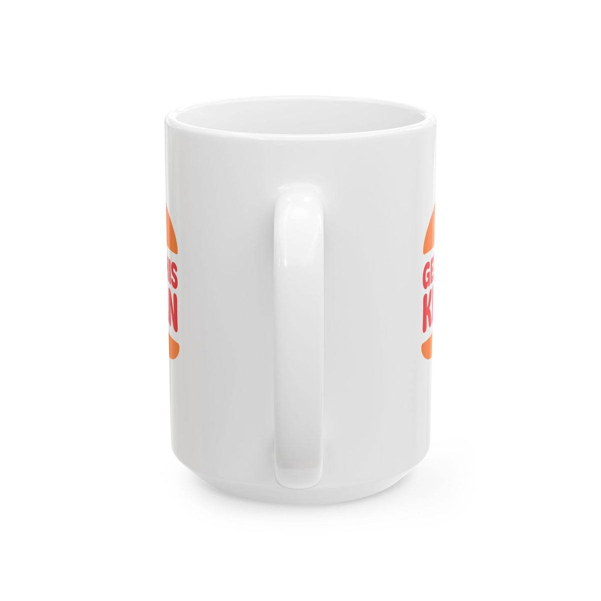 Genghis Khan Burger Logo Ceramic Mug, (11oz, 15oz)