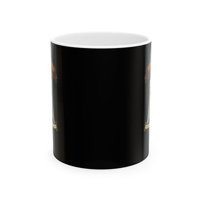 Yersinia Pestis Plague Doctor Ceramic Mug, (11oz, 15oz)