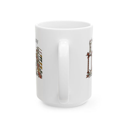 Hell Nay Bayeux Tapestry Meme Ceramic Mug, (11oz, 15oz)
