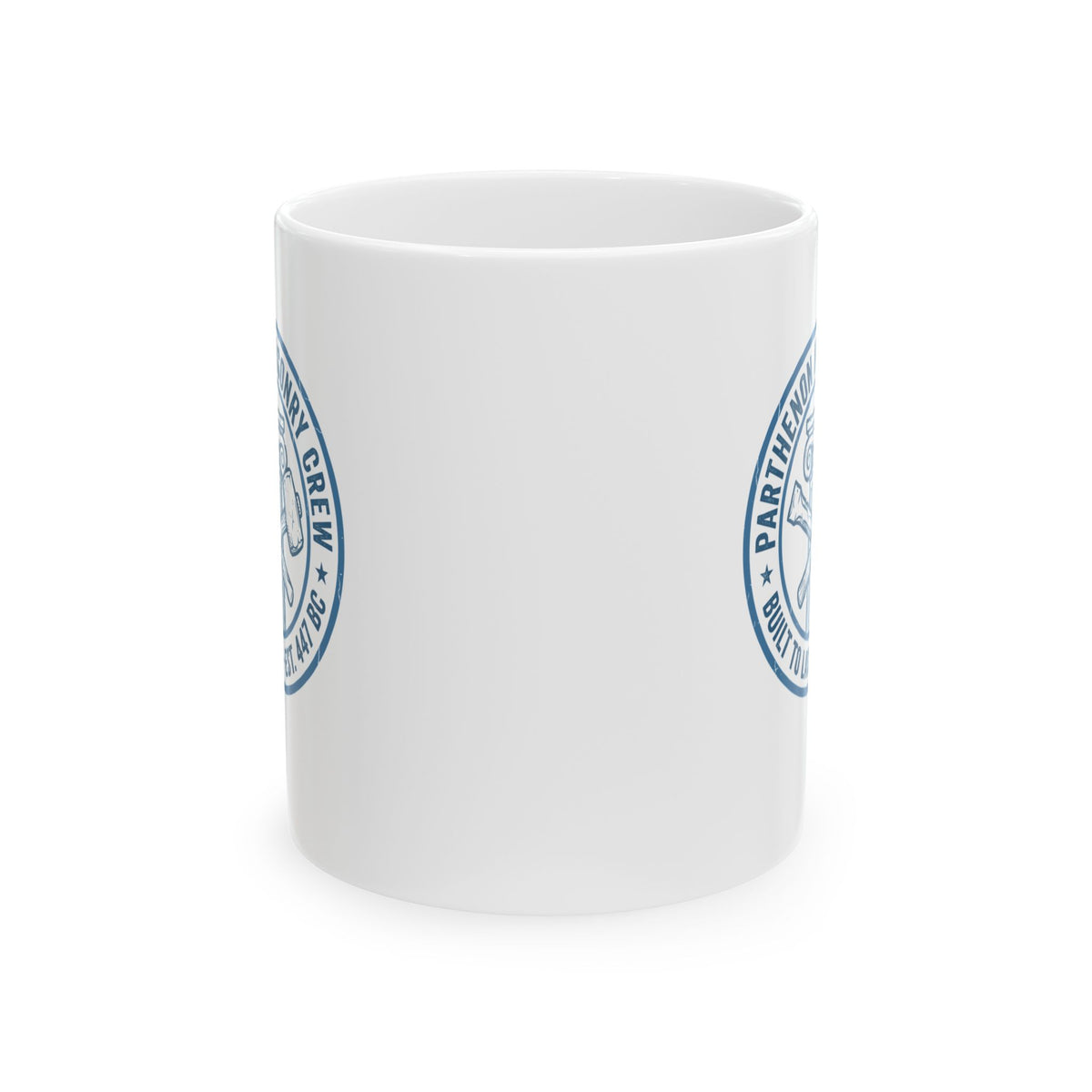 Parthenon Masonry Crew Ceramic Mug, (11oz, 15oz)