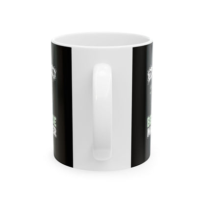 Plague Doctor Working on Bedside Manner Ceramic Mug, (11oz, 15oz)