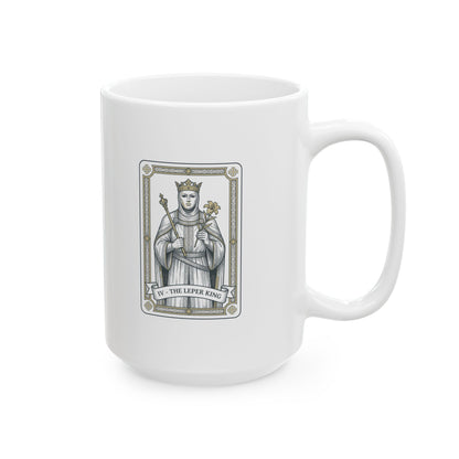 Baldwin Leper King Ceramic Mug, (11oz, 15oz)