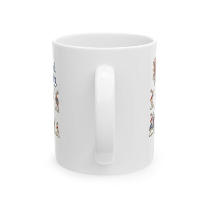 Medieval Rabbitry Ceramic Mug, (11oz, 15oz)