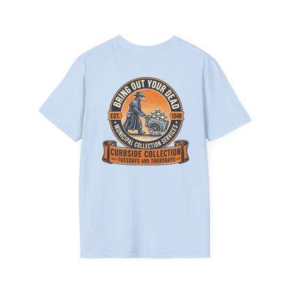 Bring Out Your Dead Plague Doctor Back Print T-Shirt